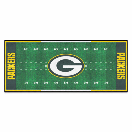 Green Bay Packers Field Runner Mat - 30in. x 72in. - Green Bay Packers