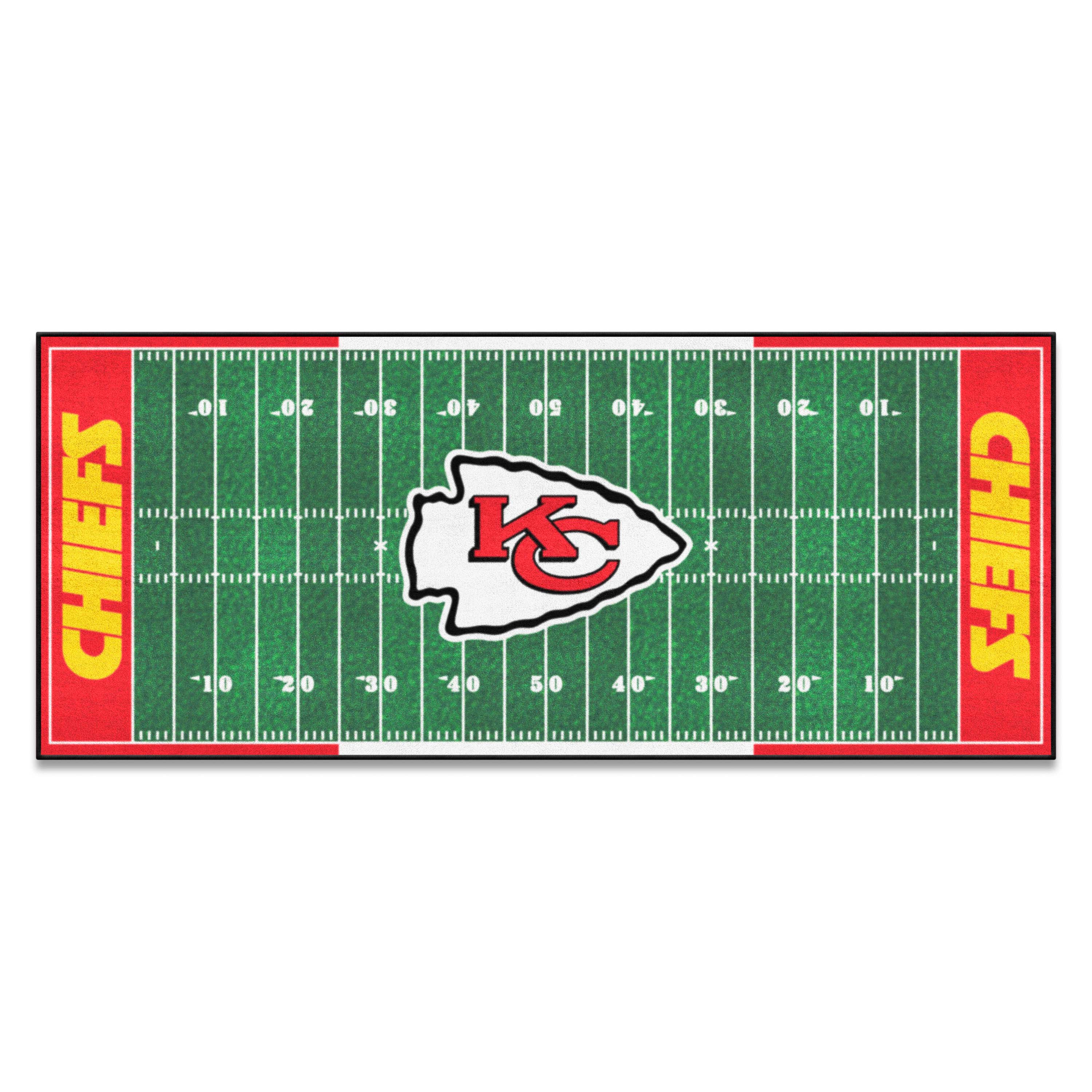 Kansas City Chiefs Field Runner Mat - 30in. x 72in.