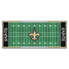 New Orleans Saints Field Runner Mat - 30in. x 72in. - New Orleans Saints