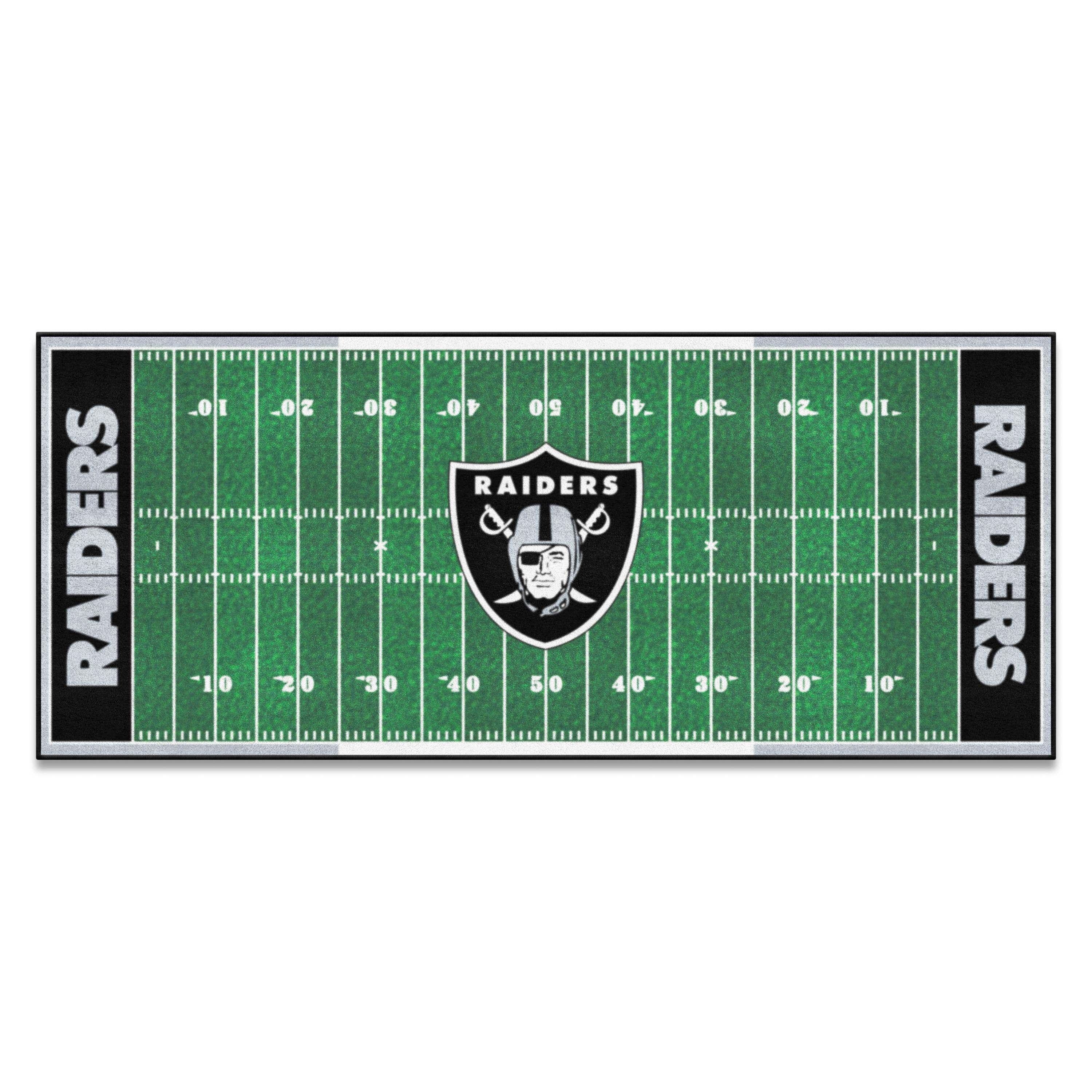 Las Vegas Raiders Field Runner Mat - 30in. x 72in.