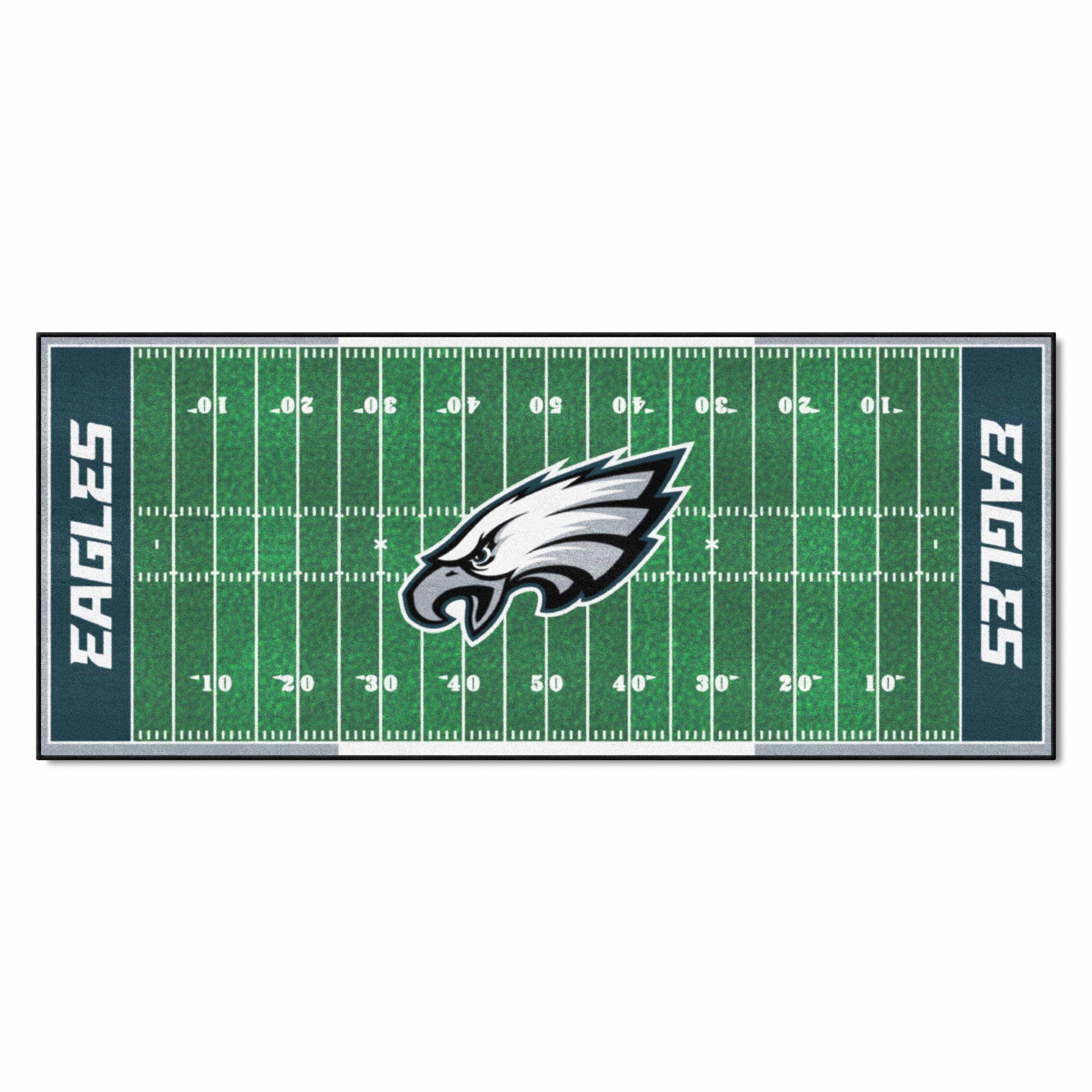 Philadelphia Eagles Eagles Field Runner Mat - 30in. x 72in. - Philadelphia Eagles