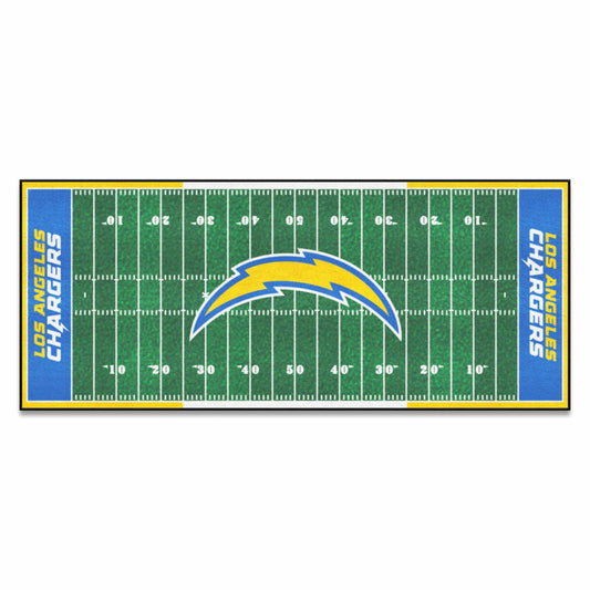 Los Angeles Chargers Field Runner Mat - 30in. x 72in.