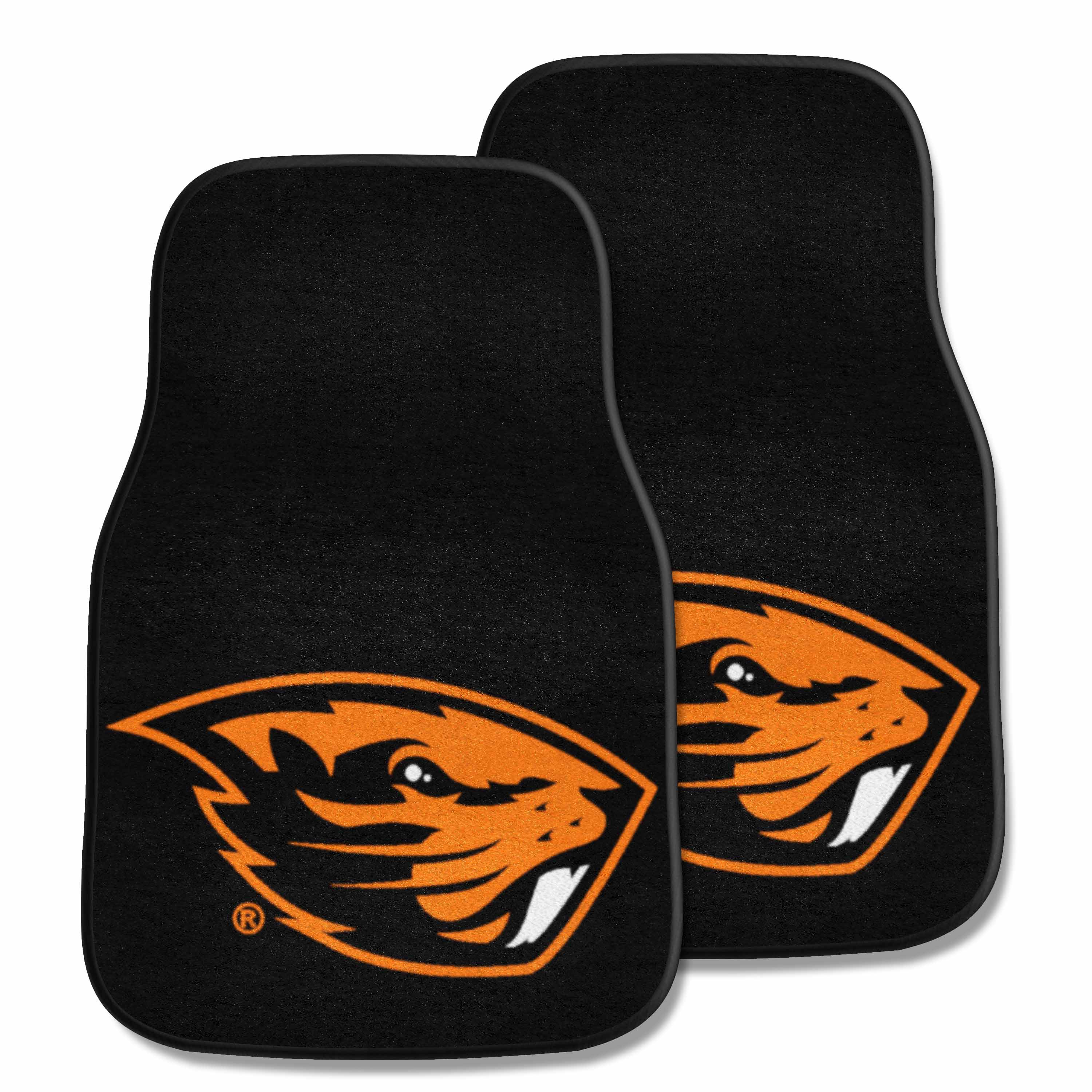 Oregon State Beavers Front Carpet Car Mat Set - 2 Pieces