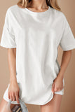 Round Neck Short Sleeve T-Shirt Trendsi