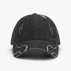 Raw Hem Adjustable Cap Trendsi