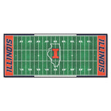 Illinois Illini Field Runner Mat - 30in. x 72in.