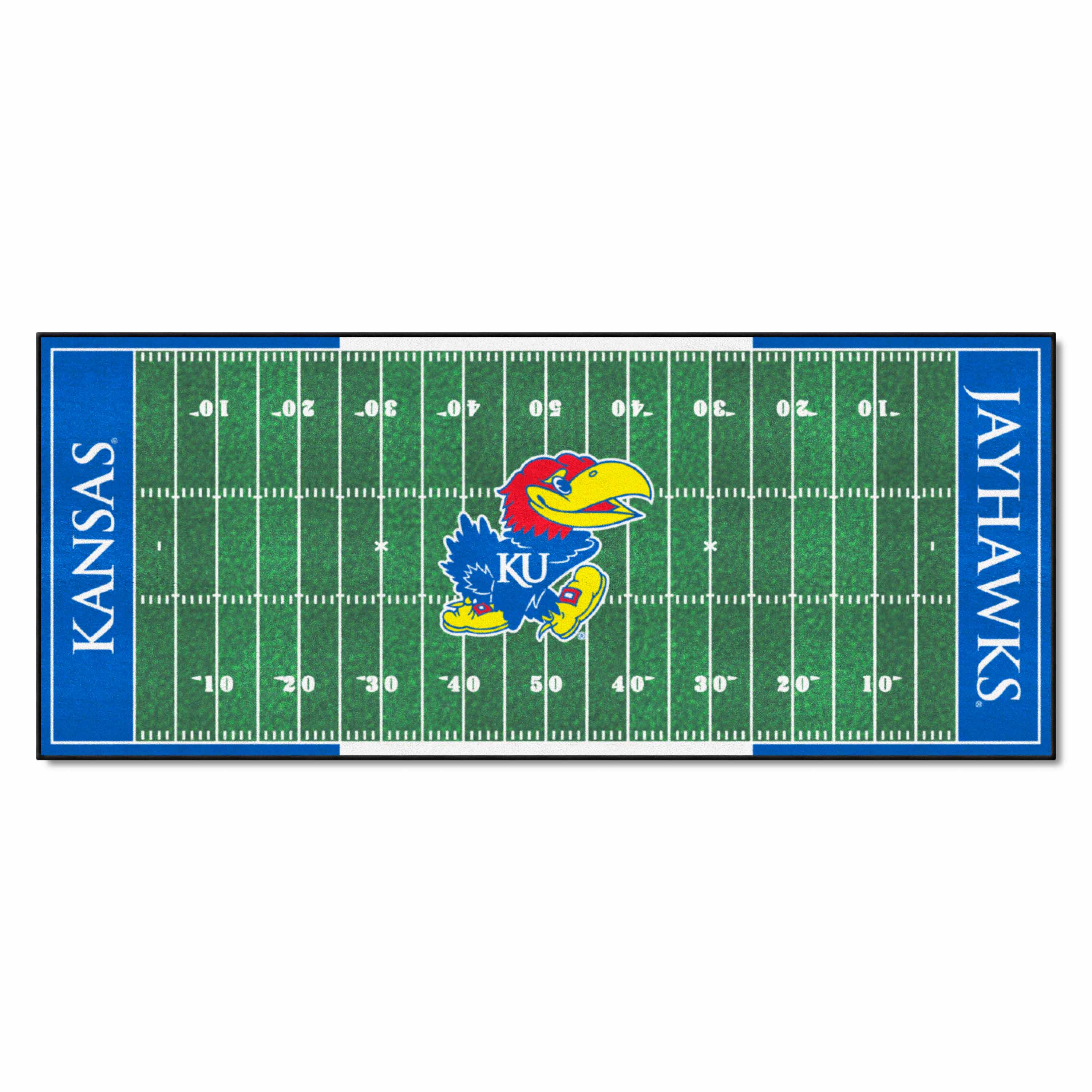 Kansas Jayhawks Field Runner Mat - 30in. x 72in.