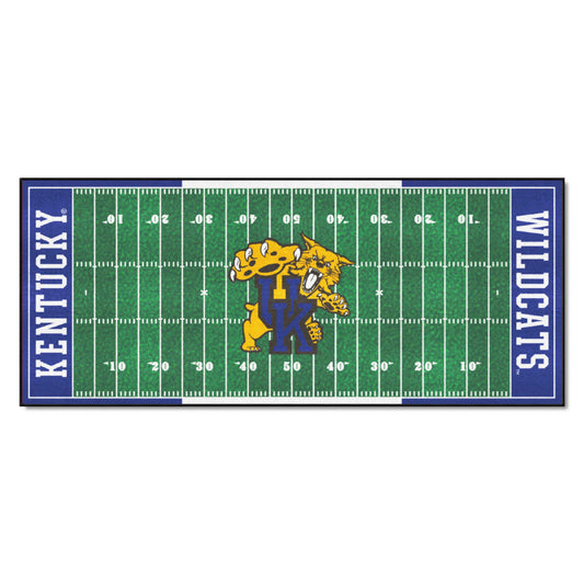 Kentucky Wildcats Field Runner Mat - 30in. x 72in., UK Logo