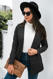 Three-Quarter Sleeve Blazer - Trendsi