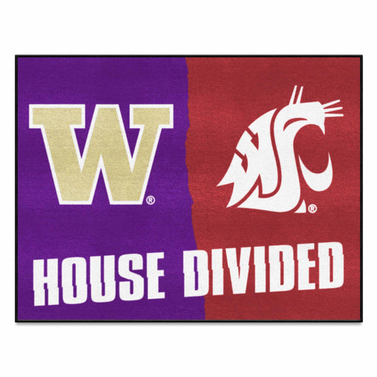 House Divided - Washington / Washington State House Divided House Divided Rug - 34 in. x 42.5 in. - House Divided - Washington / Washington State