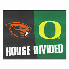 House Divided - Oregon / Oregon State House Divided House Divided Rug - 34 in. x 42.5 in. - House Divided - Oregon / Oregon State