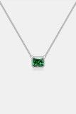 925 Sterling Silver Zircon Necklace