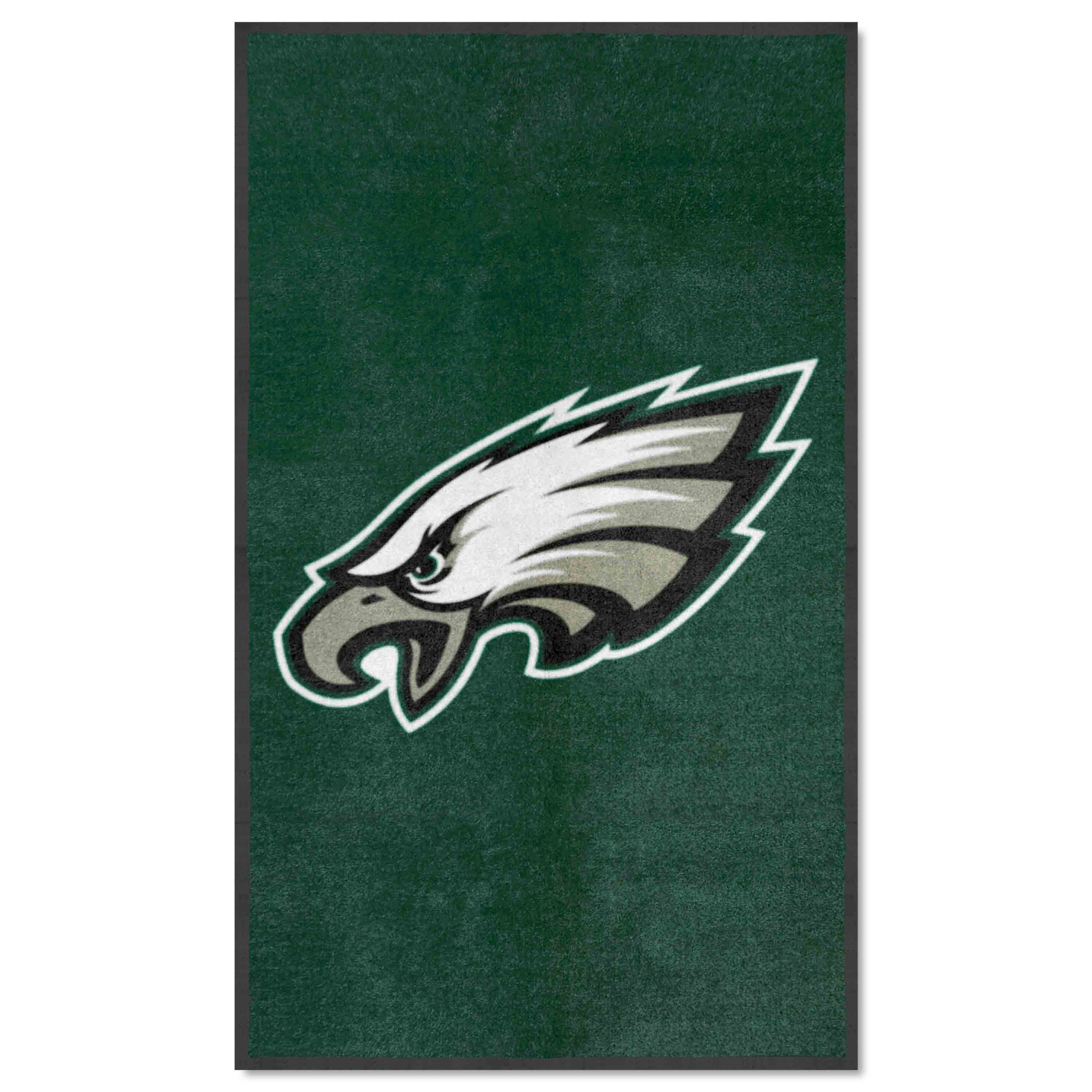 Philadelphia Eagles 3X5 High-Traffic Mat with Durable Rubber Backing - Portrait Orientation