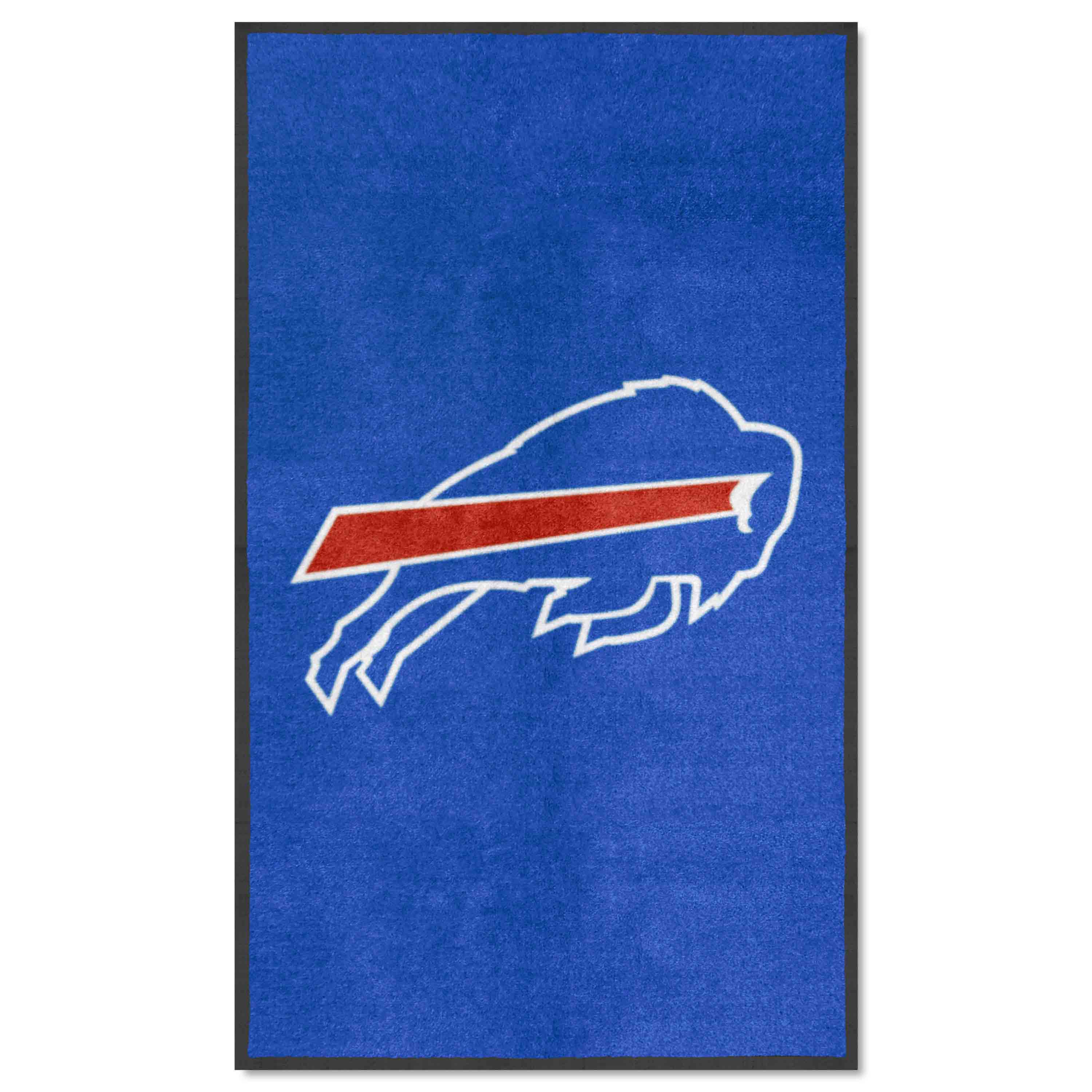 Buffalo Bills 3X5 High-Traffic Mat with Durable Rubber Backing - Portrait Orientation - Buffalo Bills