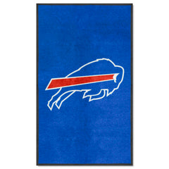 Buffalo Bills 3X5 High-Traffic Mat with Durable Rubber Backing - Portrait Orientation - Buffalo Bills