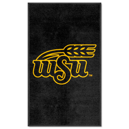 Wichita State 3X5 High-Traffic Mat with Durable Rubber Backing - Portrait Orientation