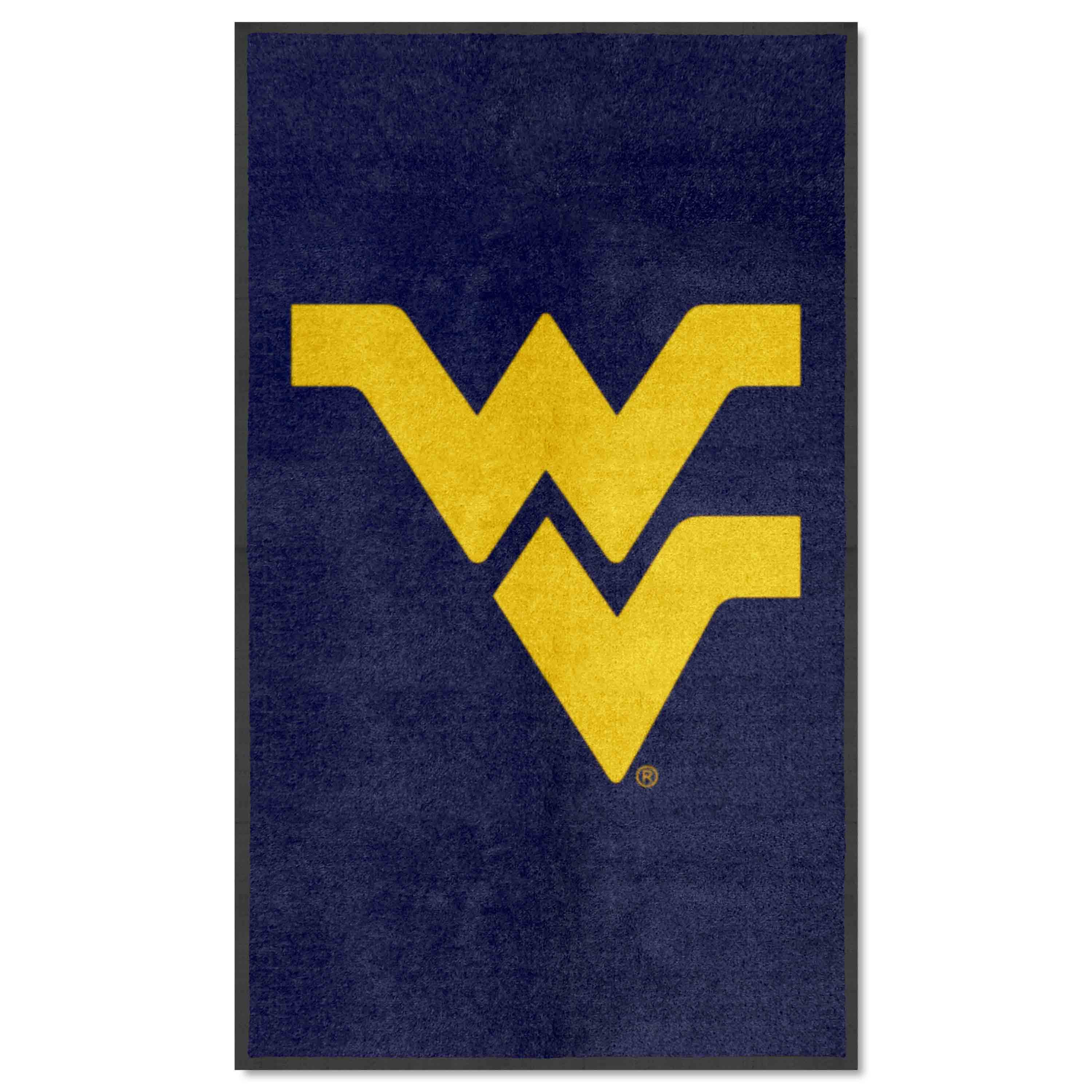 West Virginia 3X5 High-Traffic Mat with Durable Rubber Backing - Portrait Orientation