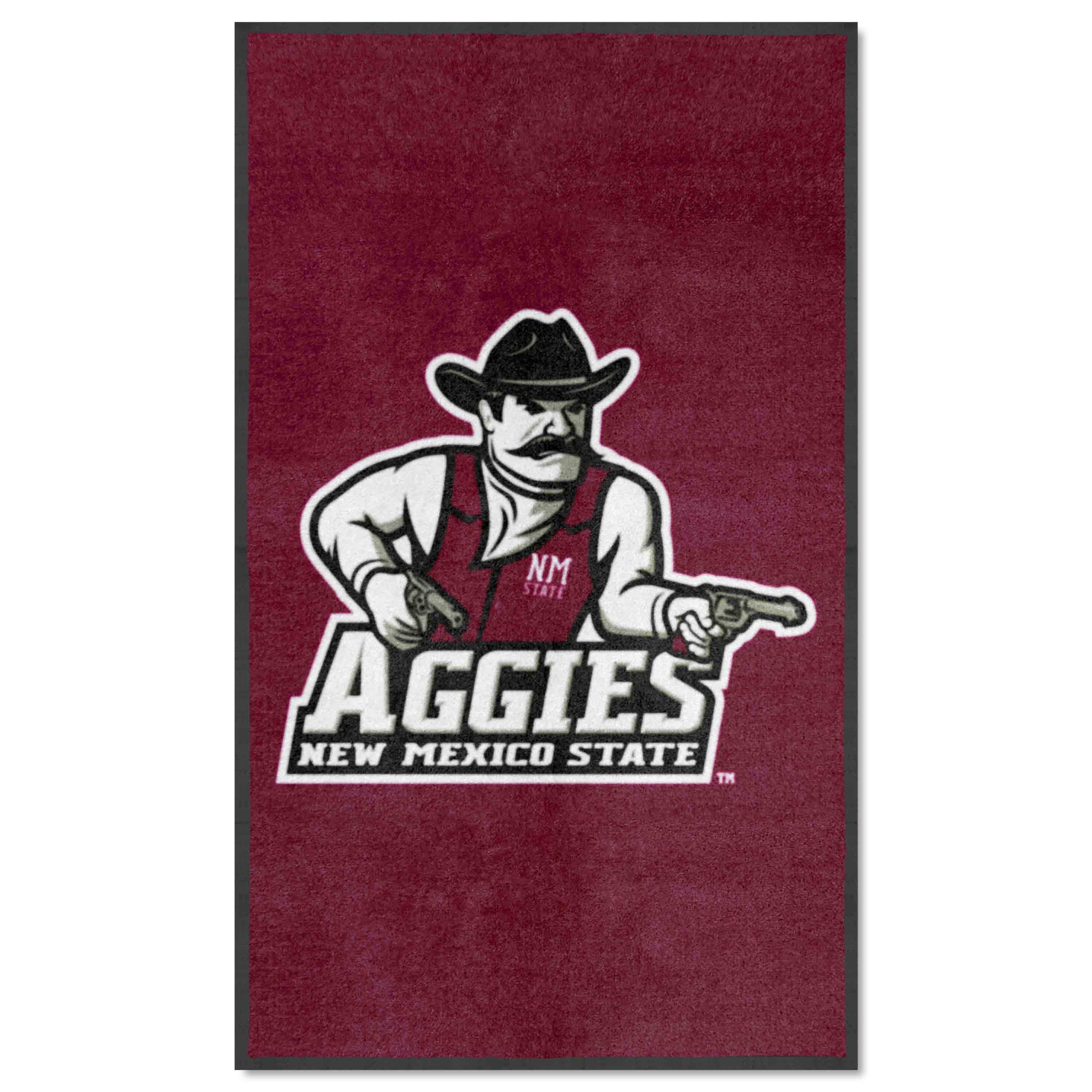 New Mexico State 3X5 High-Traffic Mat with Durable Rubber Backing - Portrait Orientation