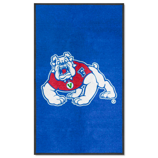 Fresno State 3X5 High-Traffic Mat with Durable Rubber Backing - Portrait Orientation