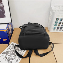 PU Leather Zip Backpack Bag - Trendsi