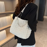 Bubble Textured Tote Bag - Trendsi