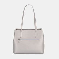 David Jones PU Leather Handbag - Trendsi