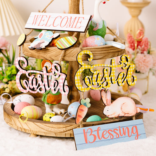 Easter Wooden Hanging Widget - Flyclothing LLC