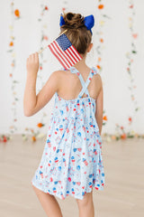 Baby You're a Firework Ruffle Cross Back Dress - Mila & Rose ®