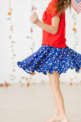 Star Bright Ruffle Twirl Skort