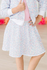 Cotton Candy Sequin Twirl Skort