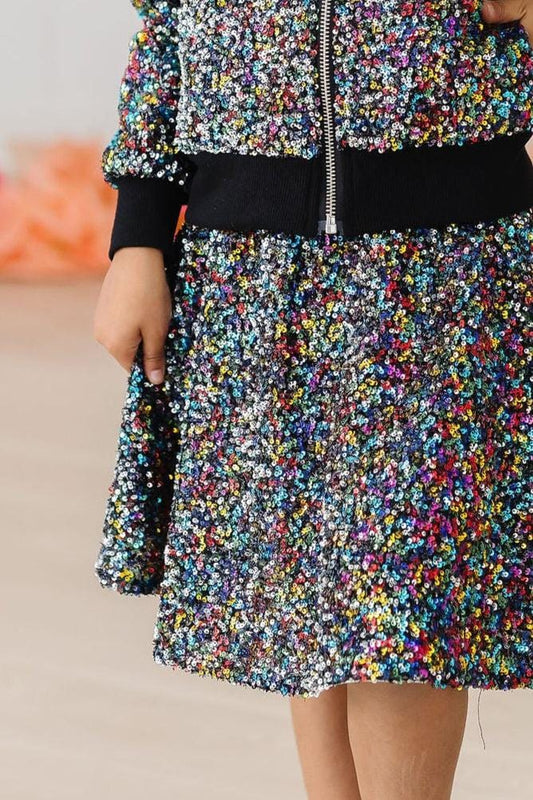 Confetti Sequin Twirl Skort