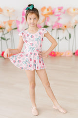 Berry Picnic S/S Twirl Leotard