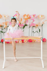 Fairy Princess 3/4 Sleeve Tutu Leotard