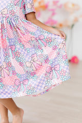 Patchwork Princess S/S Pocket Twirl Dress