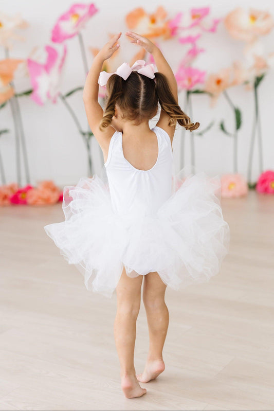 White Tank Tutu Leotard