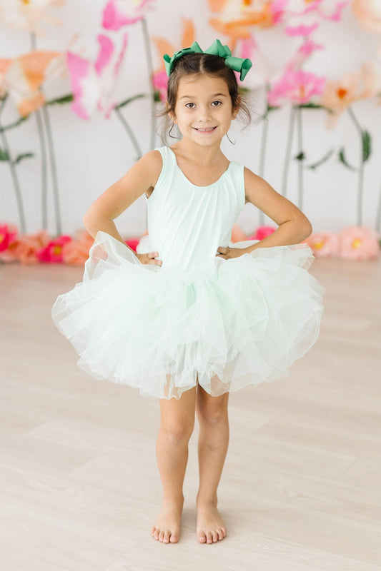 Pastel Green Tank Tutu Leotard