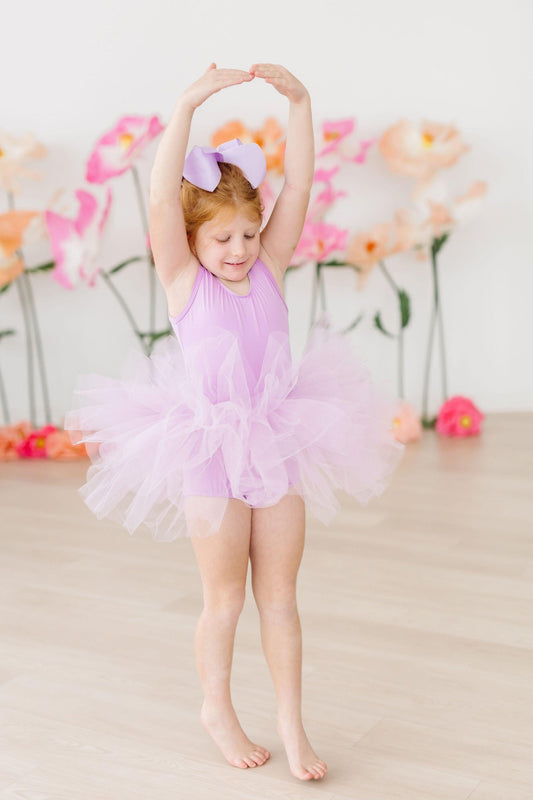 Bright Lilac Tank Tutu Leotard