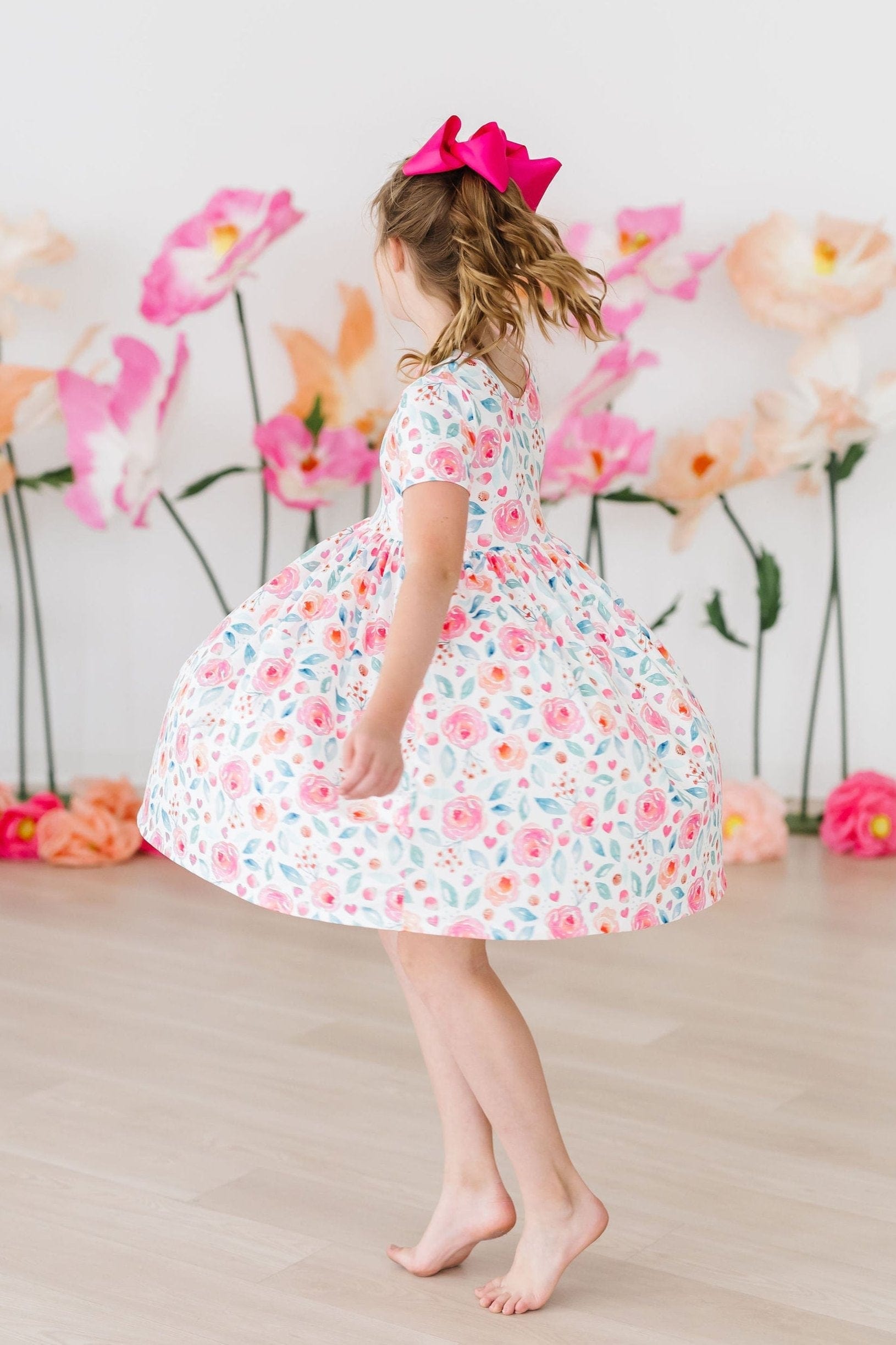 Rosettes S/S Pocket Twirl Dress - Mila & Rose ®