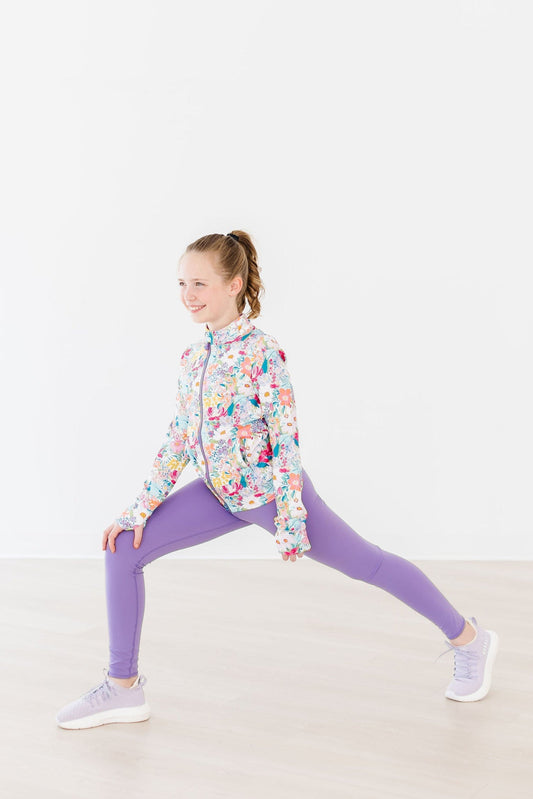 Playful Purple Active Legging