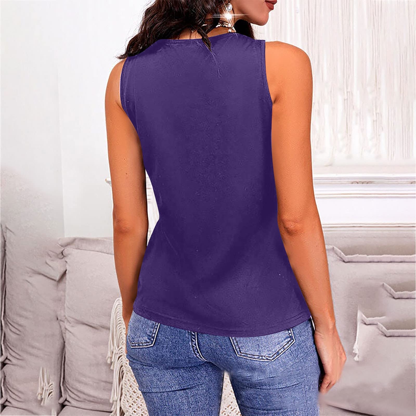 Full Size V-Neck Wide Strap Tank - Trendsi