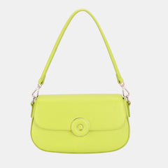 David Jones PU Leather Shoulder Bag - Trendsi