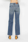 Judy Blue Full Size Tummy Control Straight Jeans - Trendsi