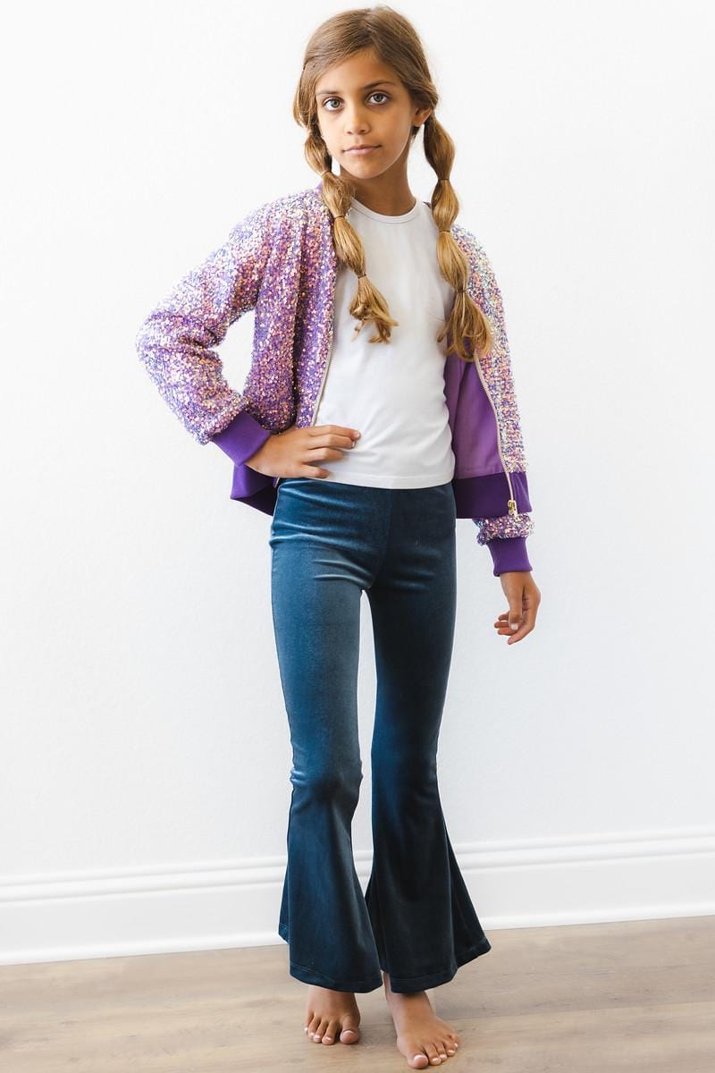 Purple Sequin Jacket - Mila & Rose ®