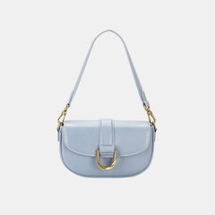 David Jones PU Leather Shoulder Bag - Trendsi