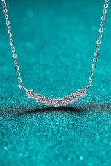 1.4 Carat Moissanite 925 Sterling Silver Necklace - Trendsi