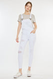 Kancan Distressed Skinny Denim Overalls Trendsi