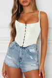 Scoop Neck Spaghetti Strap Cami - Flyclothing LLC