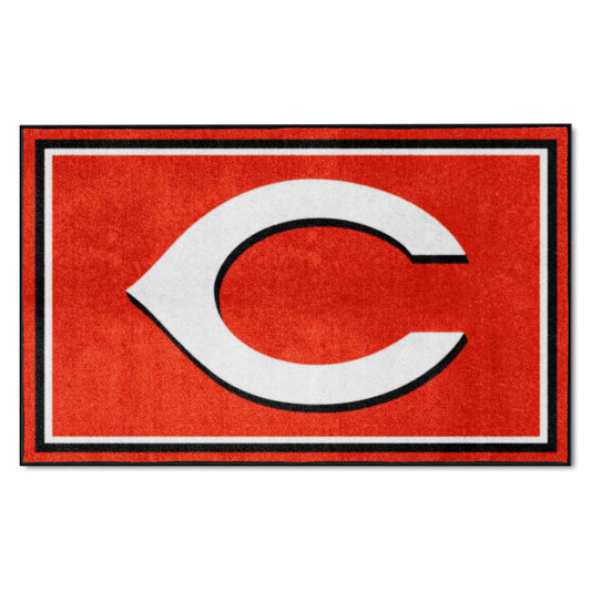 Cincinnati Reds 4ft. x 6ft. Plush Area Rug