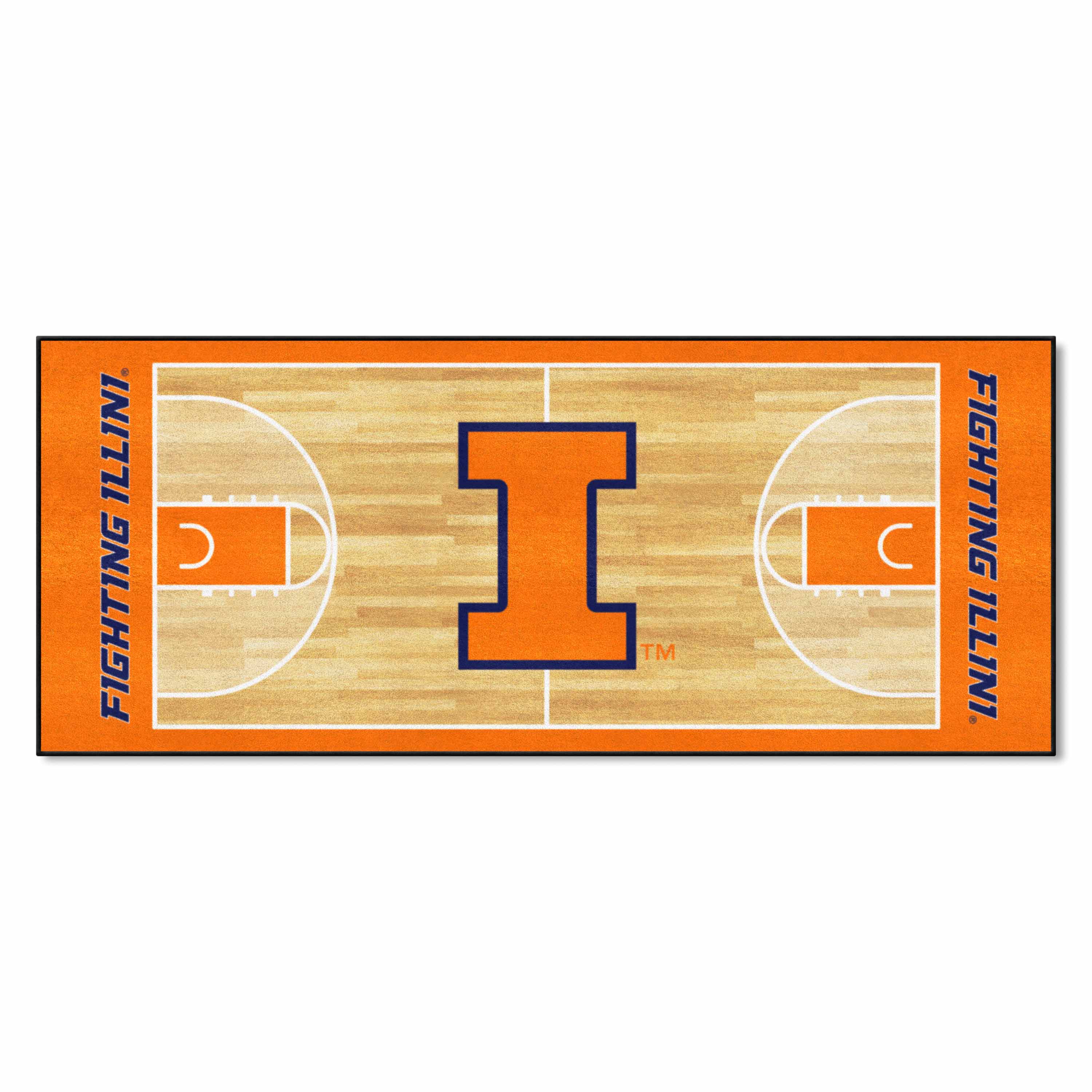 Illinois Illini Court Runner Rug - 30in. x 72in.