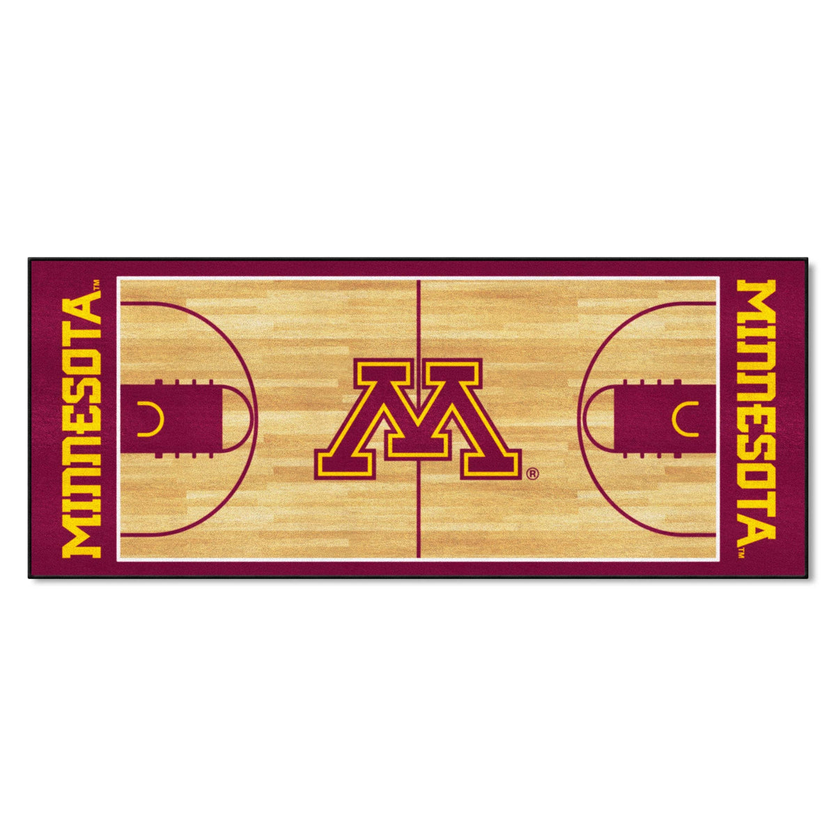 Minnesota Golden Gophers Court Runner Rug - 30in. x 72in.